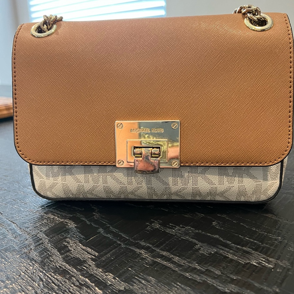 Michael Kors Brown and Gray Women's Bag
